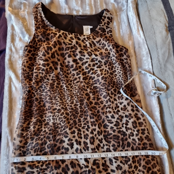 NWT Db Collection Sleeveless Leopard Dress With Short Sleeved Blazer. - Picture 14 of 16
